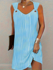 Serena™ Wavy Stripe Solid Dress