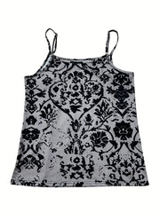 Elena™ | Charming Floral Print Cami Top