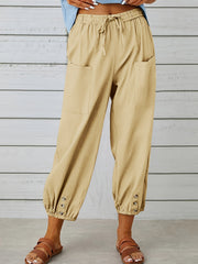 Bonnie™ Effortless Wide Leg Capri Pants