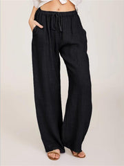 Layla™ | Drawstring Wide Leg Pants