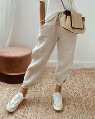 Soraya™ |  Anti-Sweat Luxe Linen Pants