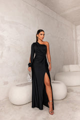 Emmeline™ | Elegant Slit Maxi-Dress