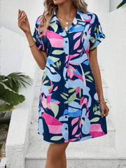 Tiana™ | Printed Button Down Dress