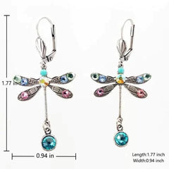 Luna Grace™ | Elegant Carved Dragonfly Earrings