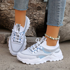 Tabitha™ | Orthopaedic Colorblock Knitted Sneakers