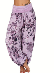 Hope™ Plus Size Floral Print Boho Pants