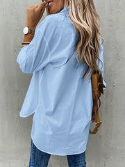 Clara™ | Button Front Long Sleeve Shirt