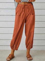 Bonnie™ Effortless Wide Leg Capri Pants