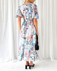 Annie - Boho Floral Maxi Dress