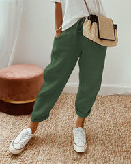 Soraya™ |  Anti-Sweat Luxe Linen Pants