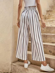 Yasmin™ | Striped High Waist Wide-Leg Pants