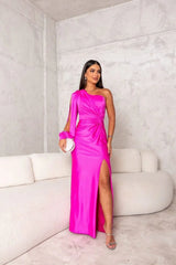 Emmeline™ | Elegant Slit Maxi-Dress