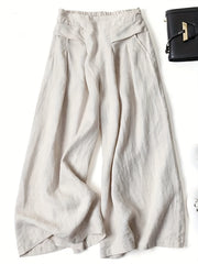 Serena™ I Solid Wide Leg Casual Palazzo Pants