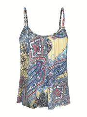 Mila™ | Paisley Print Cami Top