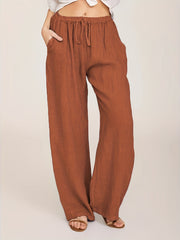 Layla™ | Drawstring Wide Leg Pants