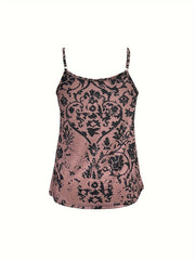 Elena™ | Charming Floral Print Cami Top