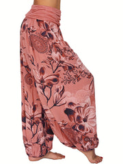 Hope™ Plus Size Floral Print Boho Pants