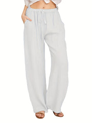 Layla™ | Drawstring Wide Leg Pants