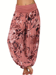 Hope™ Plus Size Floral Print Boho Pants