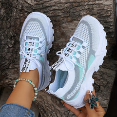 Tabitha™ | Orthopaedic Colorblock Knitted Sneakers