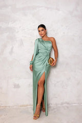 Emmeline™ | Elegant Slit Maxi-Dress