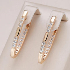 Zirconia™ | Elegant Earrings in Gold