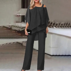 Livia™ | Chic Off-Shoulder Two-Piece Set