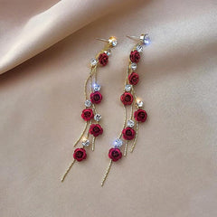 Celeste™ | Rose Cascade Earrings