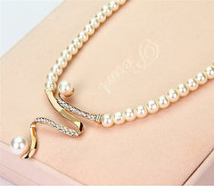 Pearl™ | Natural Pearl Necklace & Earrings Set