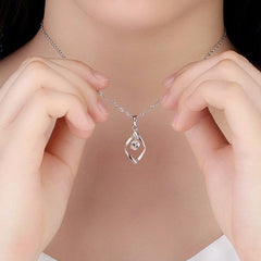 Celeste™ | Silver Zirconia Crystal Pendant