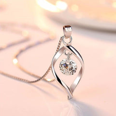 Celeste™ | Silver Zirconia Crystal Pendant