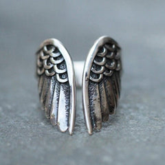 Seraphina™ | Adjustable Angel Ring in 925 Sterling Silver