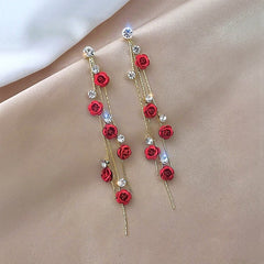 Celeste™ | Rose Cascade Earrings