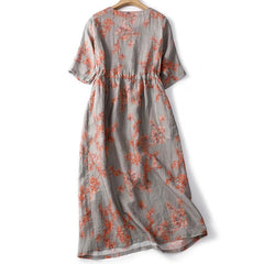 Eloise™ | Cotton Linen Loose A-Line Dress