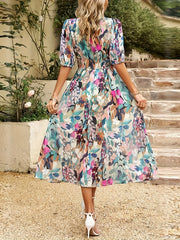 Seraphina™ | Floral Bohemian Print A-Line Dress