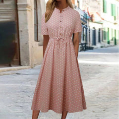 Isla™ | Polka Dot Shirt Dress