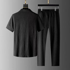 Luxe  | Classic Lines T-Shirt with Matching Pants Set