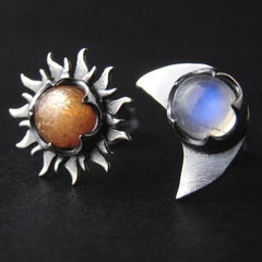 Celestia™ | Sun Moon Earrings