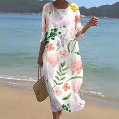 Simone | Elegant Floral Dress