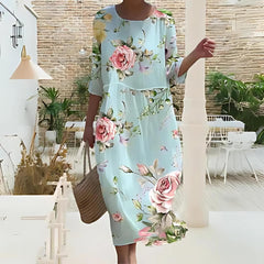 Simone | Elegant Floral Dress