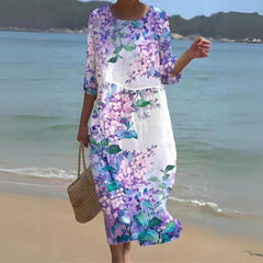 Simone | Elegant Floral Dress