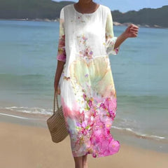 Simone | Elegant Floral Dress