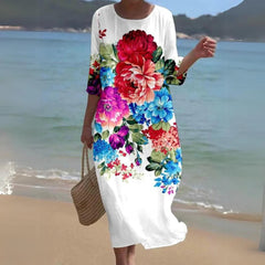 Simone | Elegant Floral Dress