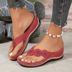 Emily™ I Summer Flowers Flip Flops