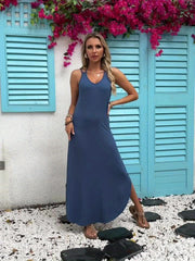 Sophie™ I Spaghetti Strap V-neck Loose Cami Dress