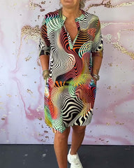 Lucy™ | Colourful Printed Dress