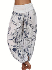 Hope™ Plus Size Floral Print Boho Pants