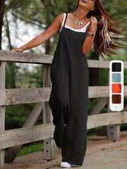 Anna™ Sleeveless Chic Wide-Leg Jumpsuit