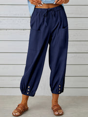 Bonnie™ Effortless Wide Leg Capri Pants