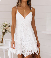 Stella™ | Lace-Trimmed Summer Dress